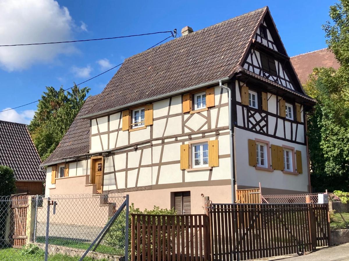 Maison Alsacienne Typique Gite Weiss Villa Gunstett Esterno foto